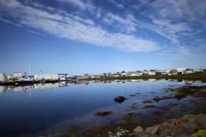 Þórshöfn seaside north iceland town