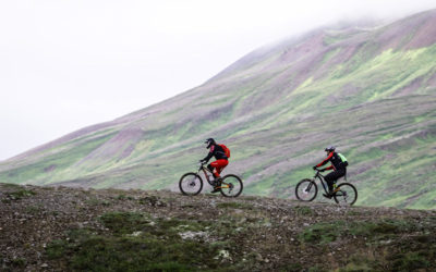 Mountain biking in North Iceland